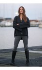 Henriette Steffensen Soft Black Fleece Soft Black Pullover  