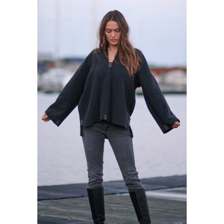 Henriette Steffensen Fleece Soft Black Pullover - Black