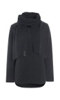 Henriette Steffensen Soft Black Soft Black Fleece Blouse With Scarf  
