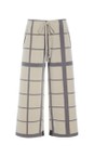 Henriette Steffensen Clan Print Kit Fleece Clan Print Crop Trouser  
