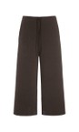 Henriette Steffensen Chokolate Fleece Chokolate Crop Trouser  