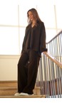 Henriette Steffensen Chokolate Full Length Chokolate Fleece Trouser  