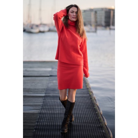 Henriette Steffensen Tomato Short Fleece Skirt - Red