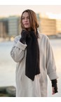 Henriette Steffensen Chokolate Thin Fleece Scarf  