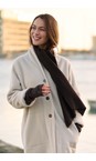 Henriette Steffensen Chokolate Thin Fleece Scarf  