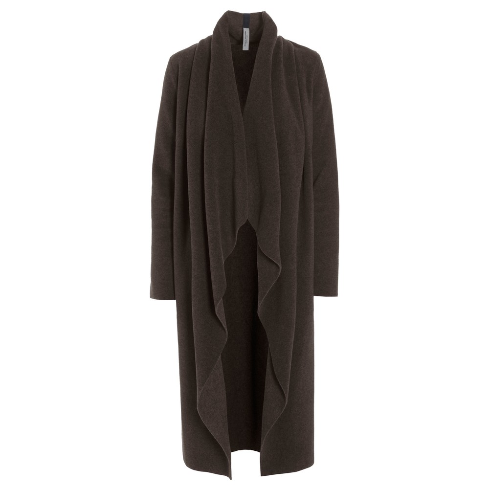 Henriette Steffensen Waterfall Fleece Chokolate Cardigan Chokolate