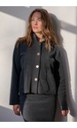 Henriette Steffensen Soft Black Soft Black Fleece Jacket  