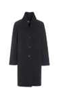 Henriette Steffensen Soft Black Soft Black Double Fleece Coat  