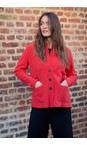 Henriette Steffensen Tomato Tomato Short Recycled Fleece Cardigan  