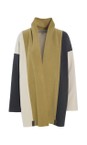 Henriette Steffensen Olive / Soft Black / Kit Olive Patch Fleece Cardigan  