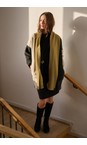 Henriette Steffensen Olive / Soft Black / Kit Olive Patch Fleece Cardigan  