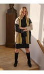Henriette Steffensen Olive / Soft Black / Kit Olive Patch Fleece Cardigan  