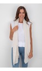 Amazing Woman Natural Natural Linen Scarf  