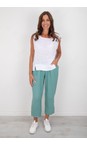 Amazing Woman Agata Odie Agata Linen Cropped Tapered Trousers  