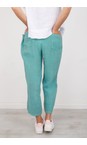 Amazing Woman Agata Odie Agata Linen Cropped Tapered Trousers  