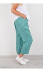 Amazing Woman Agata Odie Agata Linen Cropped Tapered Trousers  