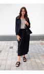 Amazing Woman Black  Goldie Black 2 Pocket Jersey Jacket  