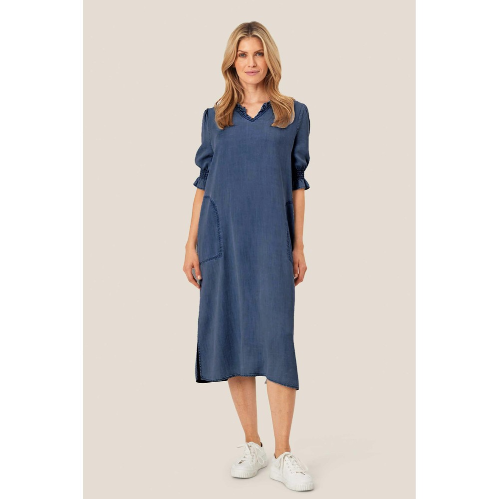 Masai Clothing MaNydelana Soft Denim Dress Washed Denim