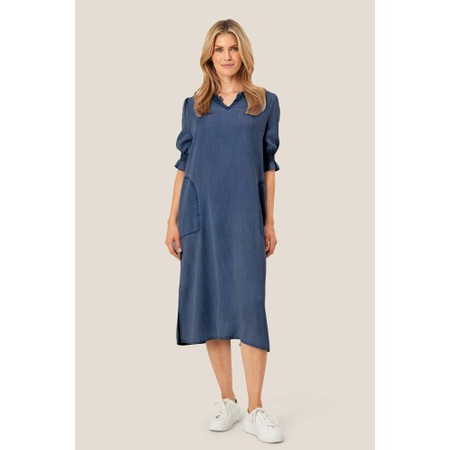 Masai Clothing MaNydelana Soft Denim Dress - Blue