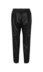 Mos Mosh 801 Black  Zabel Black Leather Sweatpant  