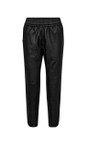 Mos Mosh 801 Black  Zabel Black Leather Sweatpant  