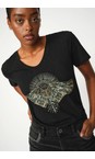 Mos Mosh 801 Black  Nadine Black O-SS Deco Tee  