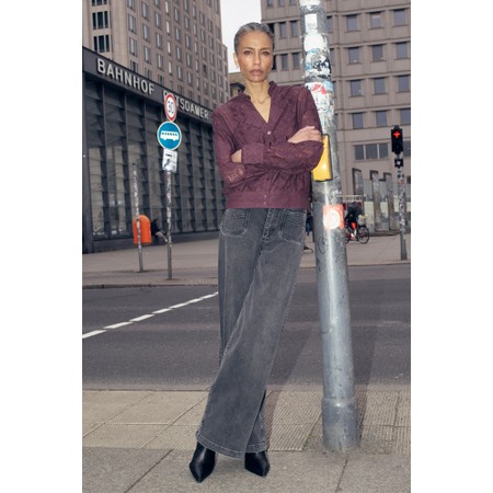Mos Mosh Colette Grey Deluxe Jean - Grey