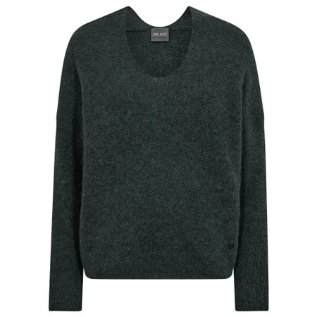 Mos Mosh Thora Urban Chic V-Neck Knit Top - Multicoloured