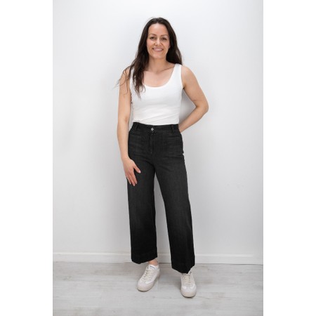 Robell Debby Black 09 7/8 Parallel Jean - Black