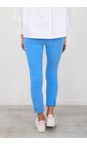 Robell Azure Blue 600 Rose 09 Azure Blue 7/8 Slimfit  Ankle Length Trouser  