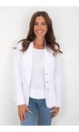Robell White 10 Emilia White Fitted Jacket  