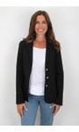 Robell Black 90 Emilia Black Fitted Jacket  