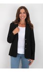 Robell Black 90 Emilia Black Fitted Jacket  