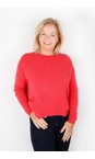 Amazing Woman Coral Jodie Coral Front Pocket Supersoft Knit Jumper  