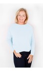 Amazing Woman Pale Blue Jodie Pale Blue Front Pocket Supersoft Knit Jumper  