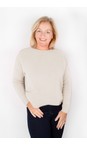 Amazing Woman Ivory Jodie Ivory Front Pocket Supersoft Knit Jumper  
