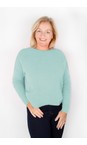 Amazing Woman Seafoam Jodie Seafoam Front Pocket Supersoft Knit Jumper  