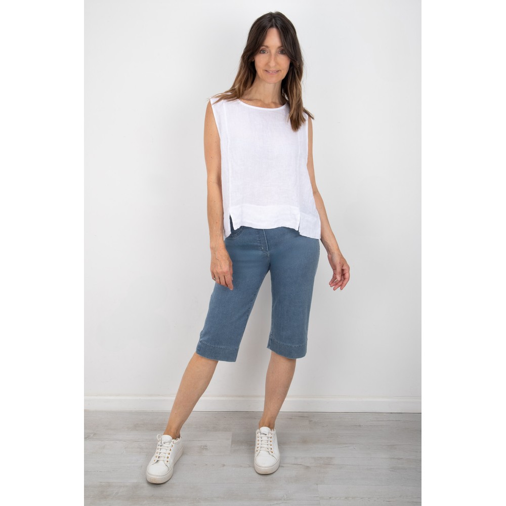 Robell Bella 05 Light Denim Power Denim Shorts Light Denim