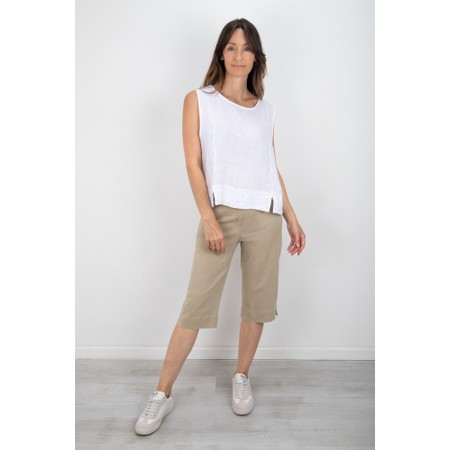 Robell Bella 05 Sand Power Denim Shorts - Beige