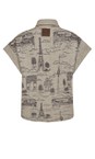 Mos Mosh 155 Brindle  Versa Tale Vest Shirt  