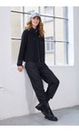 Naya Black / White Naya Pin Stripped Side Pocket Trouser  