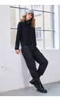 Naya Black / White Naya Pin Stripped Side Pocket Trouser  