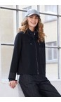 Naya Black / White Naya Pin Stripped Detail Jacket  