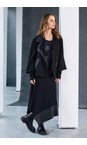 Naya Black  Naya Black Leatherette Punta Roma Skirt  