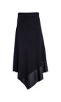 Naya Black  Naya Black Leatherette Punta Roma Skirt  