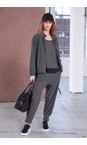 Naya Forest / Black Naya Forest And Black Cuff Detail Slim Trouser  