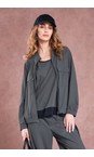 Naya Forest / Black Naya Side Panel Short Jacket  