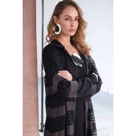 Naya Naya Two Piece Long Jacket - Brown
