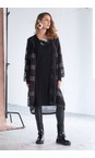 Naya Black / Cocoa Naya Two Piece Long Jacket  