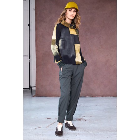 Naya Naya Forest Cuff Drawstring Trouser - Green